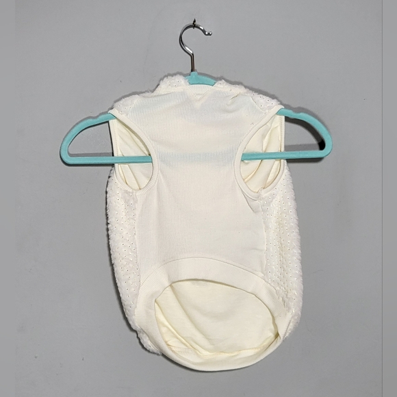 NWT FRISCO Plush Fur Dog Hoodie Ivory White with Gold Specks size X-Large - Picture 3 of 14